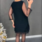 ✨️Descuento de temporada 50%✨️Vestido de noche corto negro