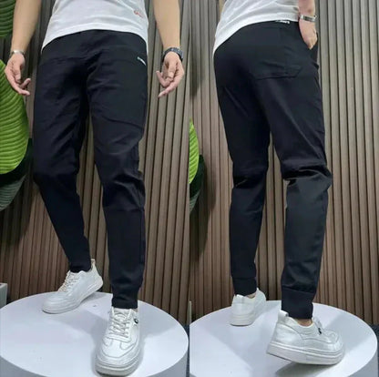 (🔥Nueva gran oferta 2024🔥) Mono ajustado con múltiples bolsillos y elástico alto para hombre👖