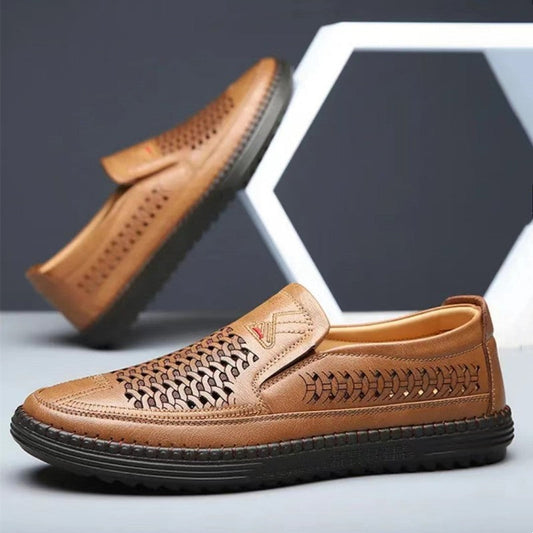 🔥Nueva gran oferta 2024🔥Mocasines casuales de verano con suela blanda transpirable para hombre