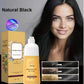Loción para teñir el cabello con extracto de plantas