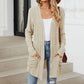 🔥Rebajas de otoño 49％🔥Abrigo de punto casual de manga larga y frente abierto para mujer