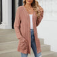 🔥Rebajas de otoño 49％🔥Abrigo de punto casual de manga larga y frente abierto para mujer
