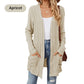 🔥Rebajas de otoño 49％🔥Abrigo de punto casual de manga larga y frente abierto para mujer