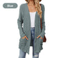 🔥Rebajas de otoño 49％🔥Abrigo de punto casual de manga larga y frente abierto para mujer
