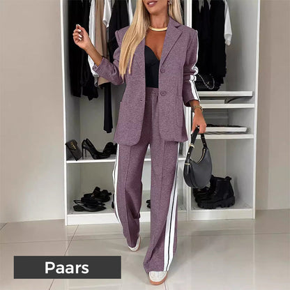 ✨Nuevo Producto✨Conjunto casual de chaqueta y pantalón de chándal de 2 piezas para mujer