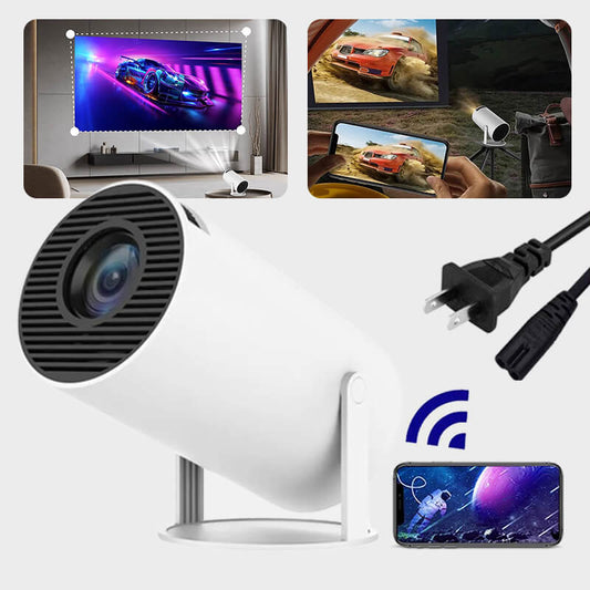 🔥55% de descuento🔥Proyector 4K UHD portátil, giratorio 180° WIFI6 Bluetooth5.0 Proyector