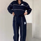 ✨️Sudadera de línea casual Conjunto de 2 piezas✨️